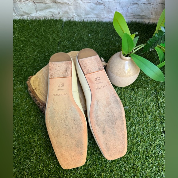 VINCE
Cesta Square Toe Ballet Flat Moonlight size 37.5 US 7.5 - Picture 12 of 12